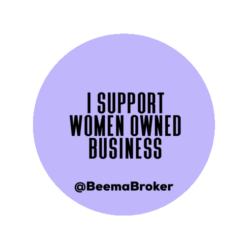 beemabroker giphyupload business boss femalefounded Sticker