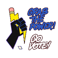 Register To Vote Election Day Sticker by #GoVote
