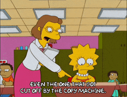 lisa simpson miss hoover GIF