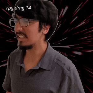 14 damage