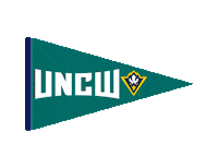 Flag Seahawks Sticker by UNCW Alumni Association