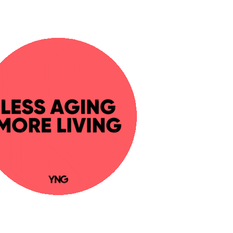yng-official birthday age aging longevity Sticker