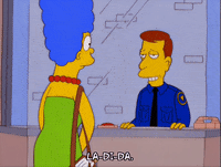 happy marge simpson GIF