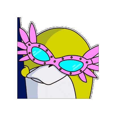 Party Crypto Sticker