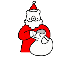 Santa Claus Christmas Sticker