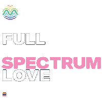 Full Spectrum Pride Sticker by RYTHM