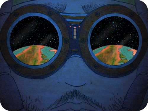 science fiction illustration GIF by The Daily Doodles