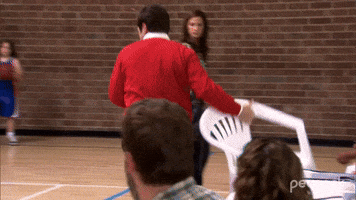 Angrily Throwing A Chair