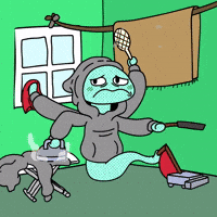 Cleaning Productivity GIF