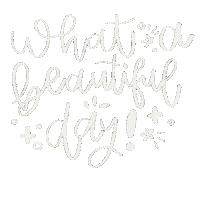 Unusualjournals lovely day what a beautiful day Sticker