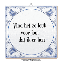 Hart Wijsheid Sticker by Tegelspreuken.nl