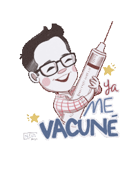 Salud Vaccine Sticker