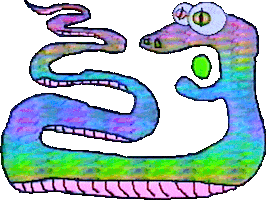 Glitch Nom Sticker by Sarah Zucker