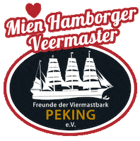 Hamburg Tallship Sticker by Freunde der Viermastbark PEKING