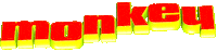 text monkey Sticker
