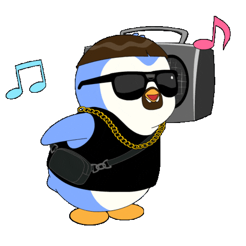 Clubbing Final Boss Sticker by Pudgy Penguins