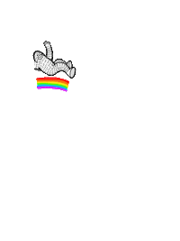 Fun Rainbow Sticker by Frank Ape