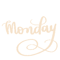 marilynbstyle monday calligraphy mondays hand lettering Sticker