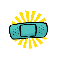 Stay Home Band Aid Sticker by I'm A Protector