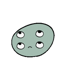Bored Eyes Sticker