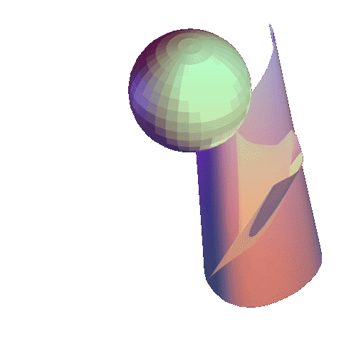 3D Ball Sticker by Vince Mckelvie