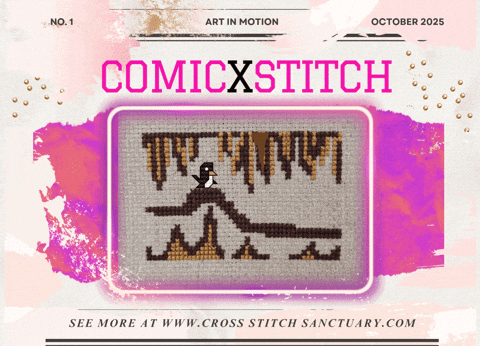 Animation Jump GIF by Cross Stitch Sanctuary