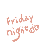Friday Night Love Sticker
