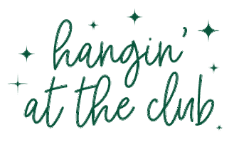 Hanging At The Club Sticker by The Briar Club