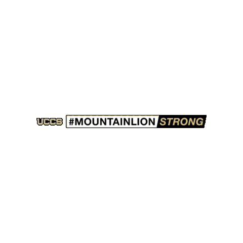 University Of Colorado Colorado Springs Sticker by UCCS