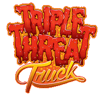 triplethreattruck chef baker foodtruck food truck Sticker