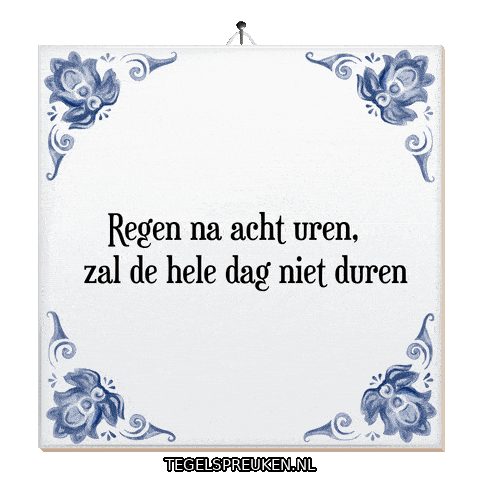 Hoop Nl Sticker by Tegelspreuken.nl