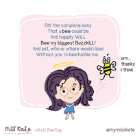 mymisskate whatever bee halo annoying GIF