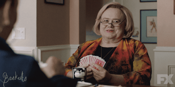 Happy Louie Anderson GIF by BasketsFX