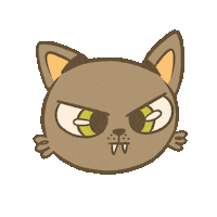 Angry Cat Sticker
