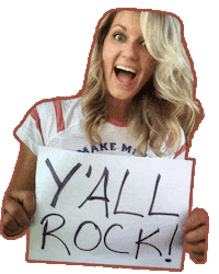 Happy Woman Sticker by This Farm Wife