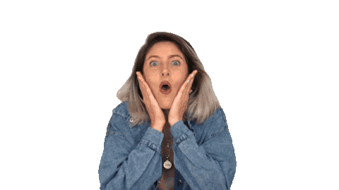 Girl Wow Sticker by OPIUMPR