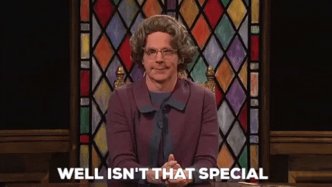 HexPatronus giphygifmaker snl church lady GIF