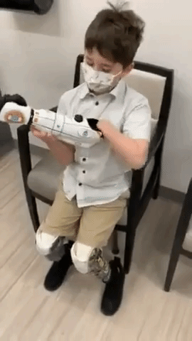 Boy Receives Star Wars–Themed Bionic Arm