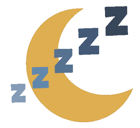 Tired Good Night Sticker