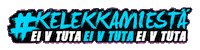 Kelekkamieshahstag Sticker by Kelekkamies.com