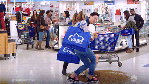 Nbc Falling GIF by Superstore