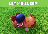 superprod cute dog tired sleeping GIF