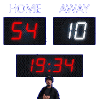 10 Away Sticker