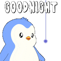 Sleepy Good Night Sticker by Pudgy Penguins