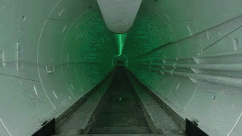 elon musk tunnel GIF