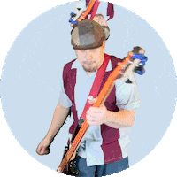 Live Music Guitar Sticker by The NGB