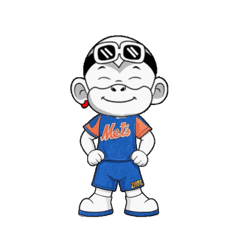 Happy New York Mets Sticker by Zhot