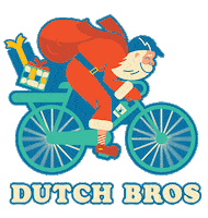 Santa Claus Christmas Sticker by Dutch Bros Coffee