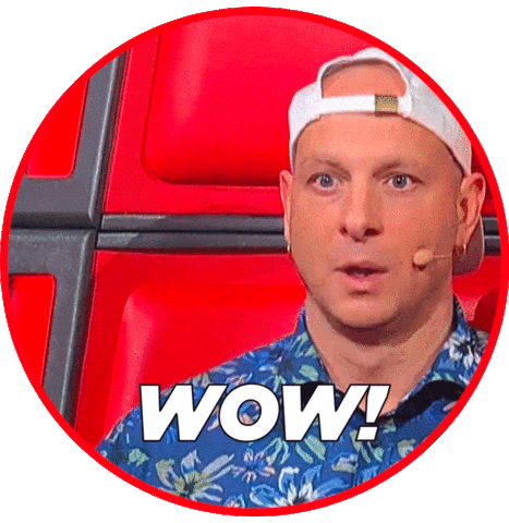 Happy Television Sticker by The Voice of Italy