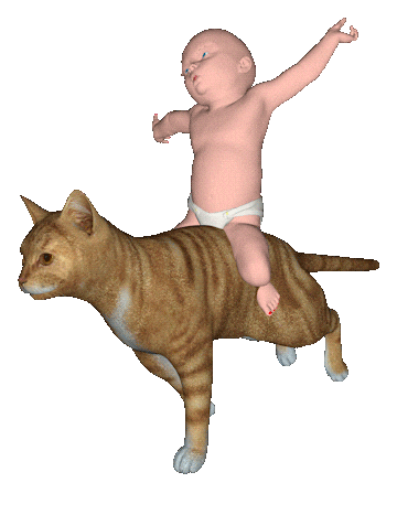 Cat 3D Sticker
